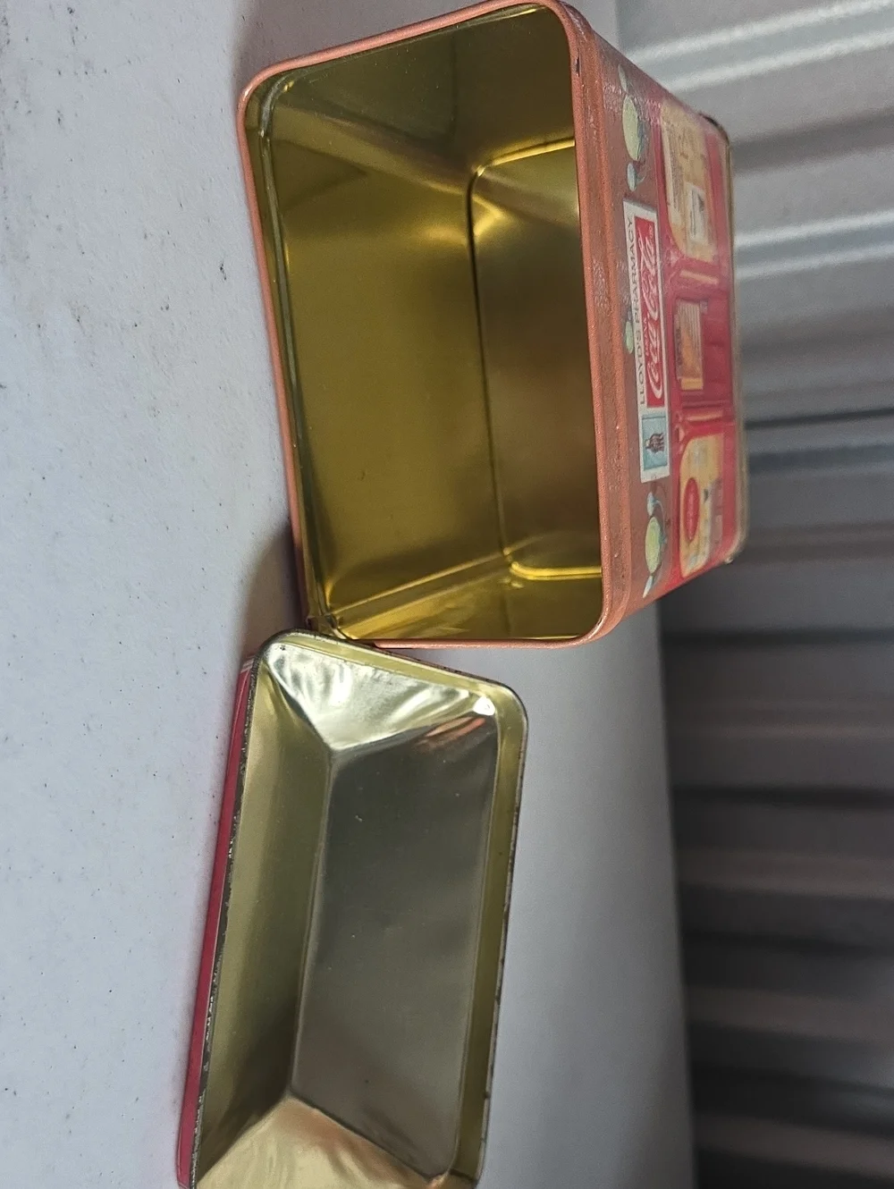 Coca-Cola Red & Brown Pharmacy Collectible Tin